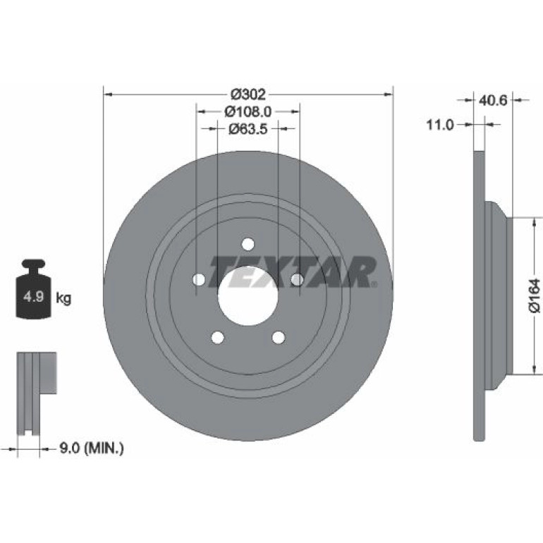 Bremsscheibe 92292403 Bremsscheibe 92292403