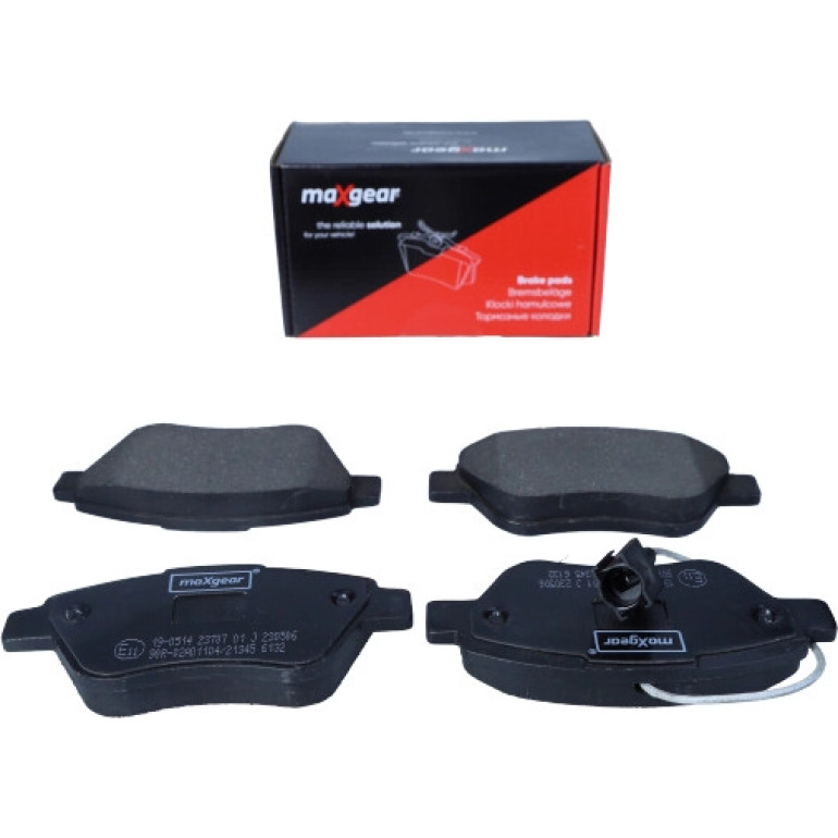 Bremsbelagsatz Fiat P. Stilo 1.2/1.6 16V 01-/Idea Mit Sensor 19-0514 Bremsbelagsatz Fiat P. Stilo 1.2/1.6 16V 01-/Idea Mit Sensor 19-0514