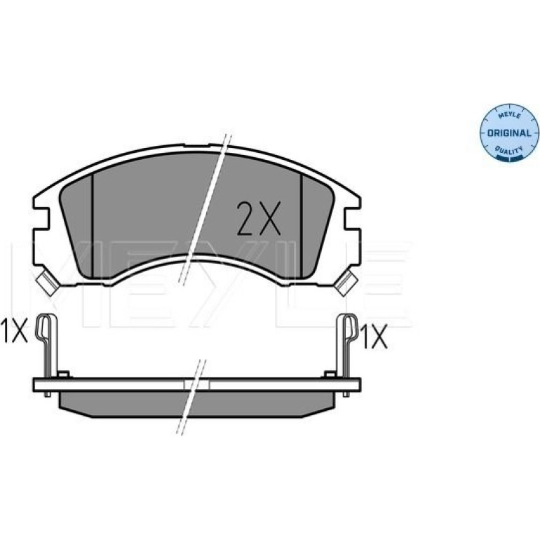 Bremsbelagsatz Mitsubishi P. Galant 97-/Outlander 03-/Pajero 94- Mit Sensor 025 213 6315/W Bremsbelagsatz Mitsubishi P. Galant 97-/Outlander 03-/Pajero 94- Mit Sensor 025 213 6315/W