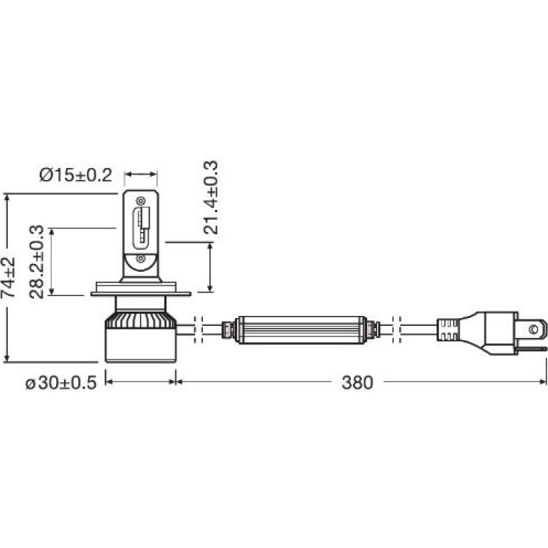 Osram LEDriving® XTR H4 12V 13/13W P43t 6000K Cool White 2St NO ECE 64193DWXTR Osram LEDriving® XTR H4 12V 13/13W P43t 6000K Cool White 2St NO ECE 64193DWXTR