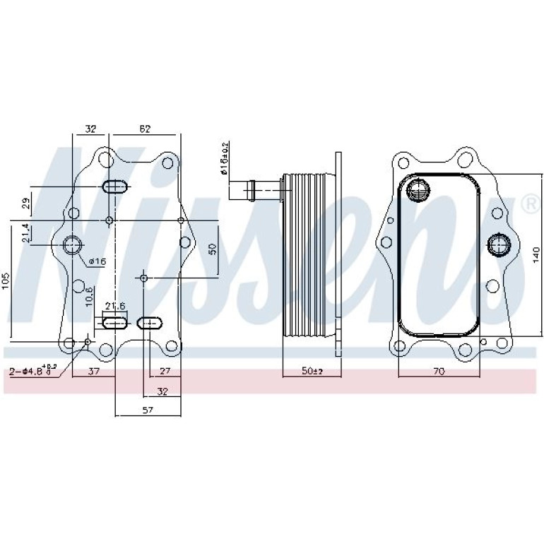 Ölkühler PKW 91165 Ölkühler PKW 91165