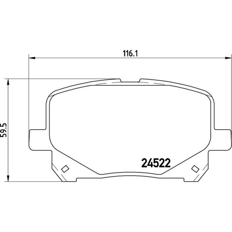 BREMBO Bremsklötze VA P 83 100 BREMBO Bremsklötze VA P 83 100