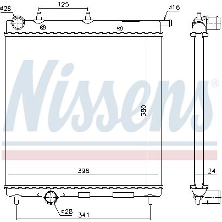Wasserkühler PKW 61278 Wasserkühler PKW 61278