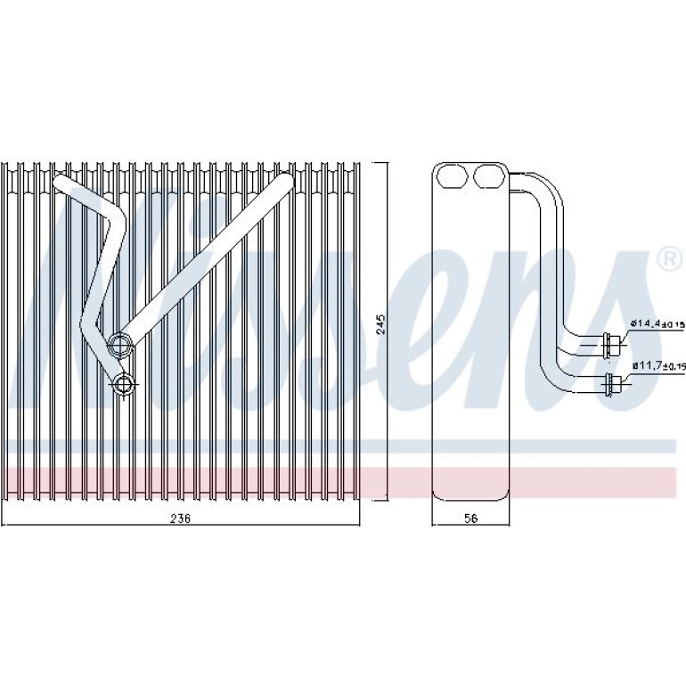 Verdampfer PKW 92163 Verdampfer PKW 92163