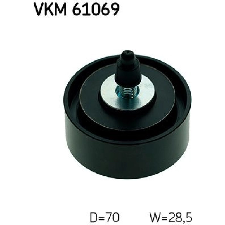 Umlenkrolle Multi-V VKM 61069 Umlenkrolle Multi-V VKM 61069