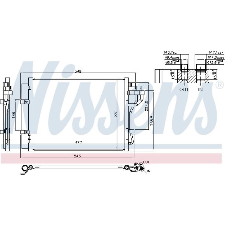 Kondensator PKW 940592 Kondensator PKW 940592