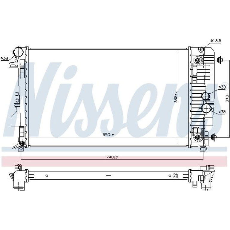 Wasserkühler PKW 67174 Wasserkühler PKW 67174