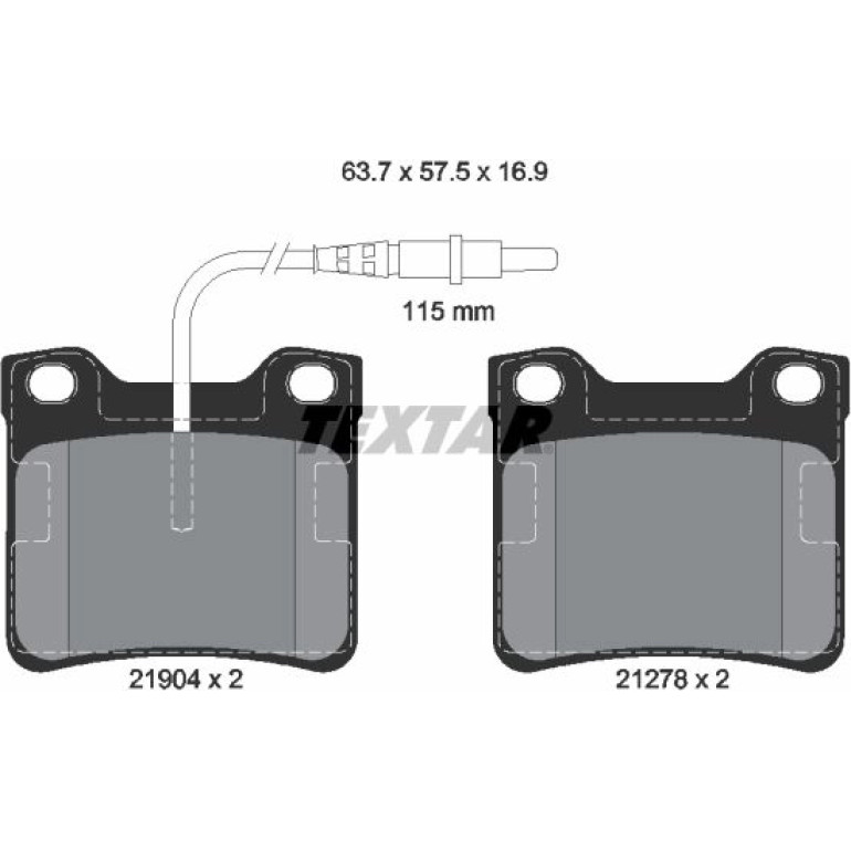 Bremsbelagsatz Db T. Vito 108-11# 2190403 Bremsbelagsatz Db T. Vito 108-11# 2190403