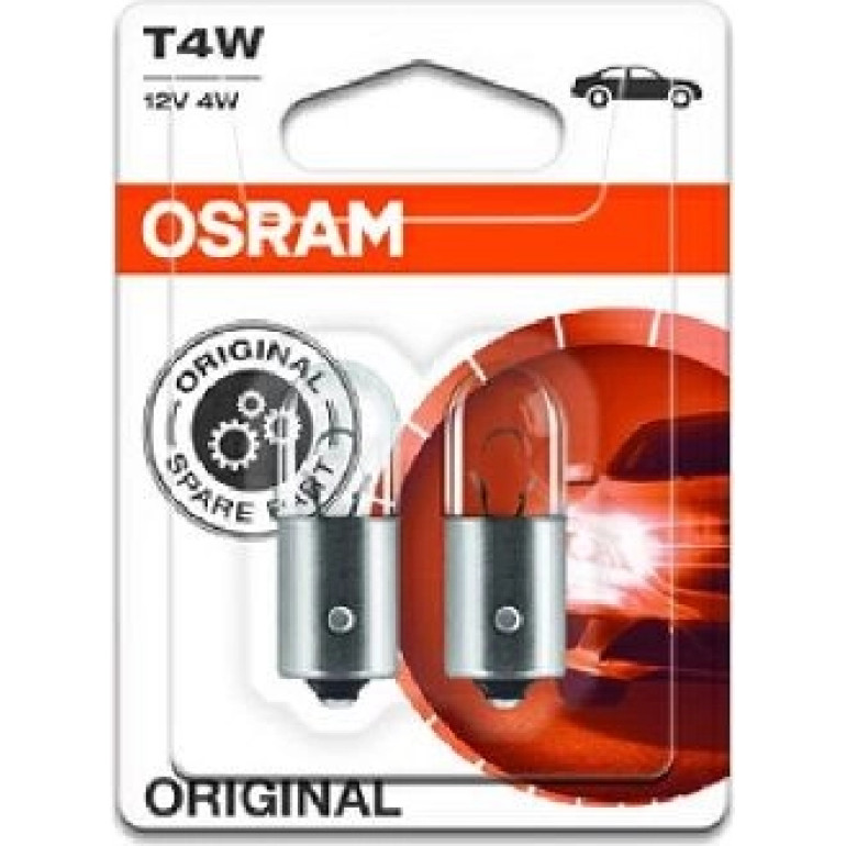T4W OSRAM 12V 4W BA9S SB2 3893-02B T4W OSRAM 12V 4W BA9S SB2 3893-02B