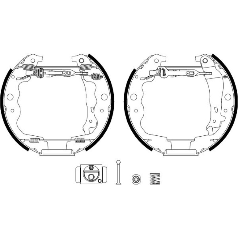 Satz Bremsbacken Renault T. Kangoo 2005-, Dacia Logan 2007 84069300