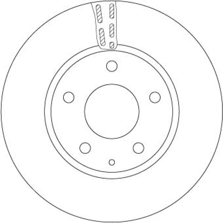 83 481 166 Bremsscheibe VA DF6661S 83 481 166 Bremsscheibe VA DF6661S