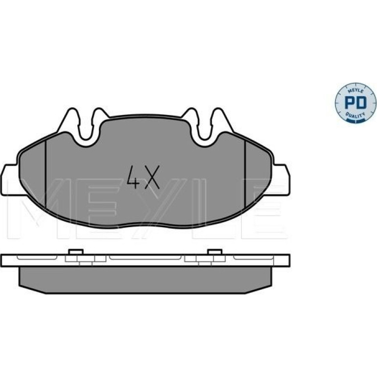 Bremsbelagsatz Db P. Vito/Viano 03- W639 025 240 0720/PD Bremsbelagsatz Db P. Vito/Viano 03- W639 025 240 0720/PD