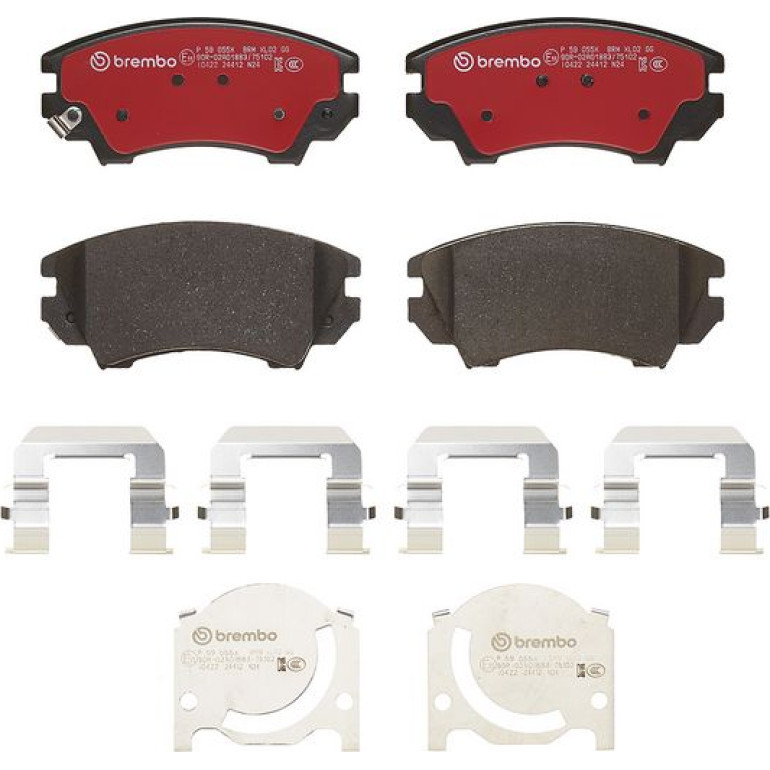 BREMBO Bremsklötze Xtra VA P 59 055X BREMBO Bremsklötze Xtra VA P 59 055X
