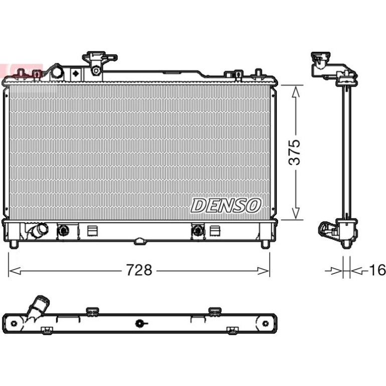 DENSO Motorkühler DRM44029 DENSO Motorkühler DRM44029