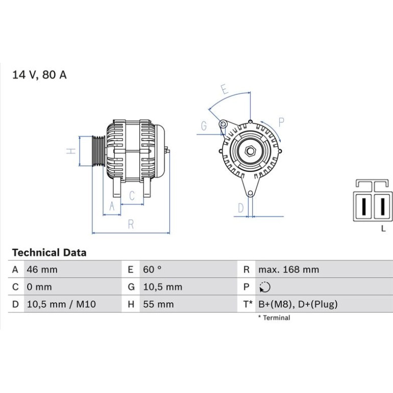 Lichtmaschine 0 986 084 210 Lichtmaschine 0 986 084 210