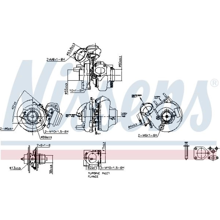 NISSENS Turbolader 93144
