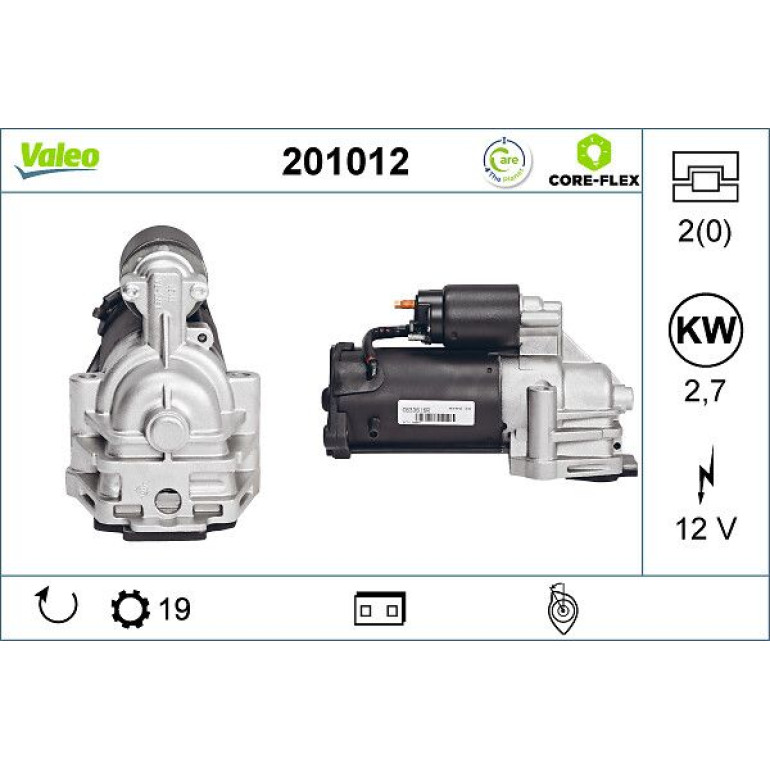 VALEO Anlasser 201012 VALEO Anlasser 201012