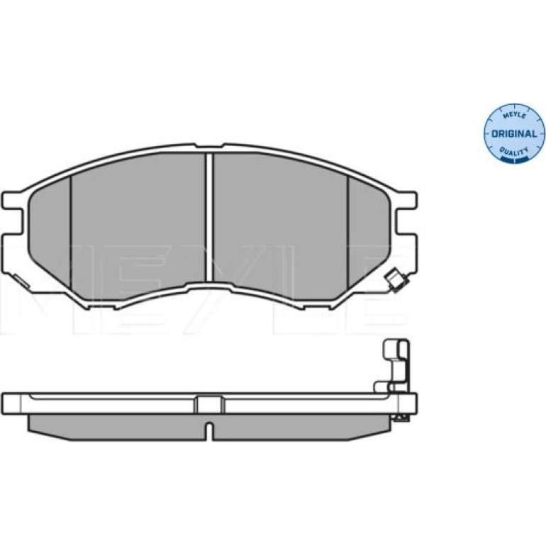 MEYLE Bremsbelagsatz Mitsubishi Pajero 94- Mit Sensor 025 232 9015/W MEYLE Bremsbelagsatz Mitsubishi Pajero 94- Mit Sensor 025 232 9015/W