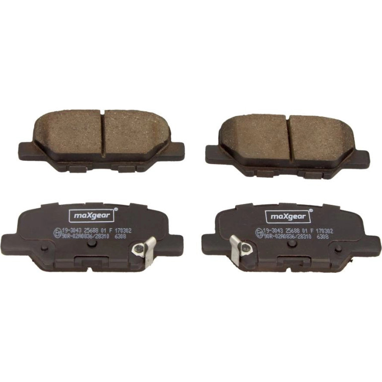 Maxgear 19-3043 Bremsbelagsatz Peugeot T. 4008 12-/Asx/Outlander 12-/Mazda 6 12 Maxgear 19-3043 Bremsbelagsatz Peugeot T. 4008 12-/Asx/Outlander 12-/Mazda 6 12