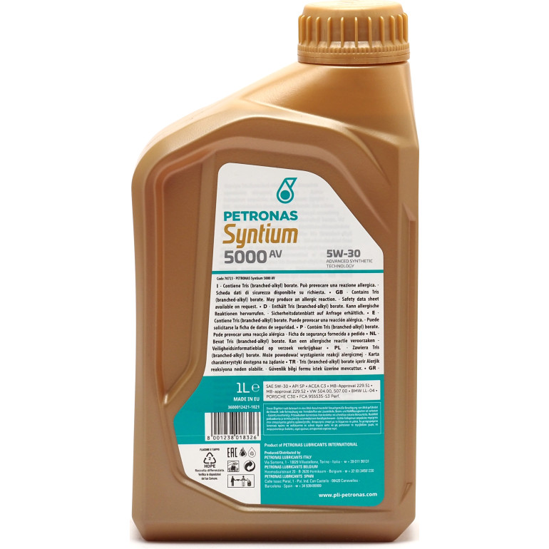 PETRONAS Syntium 5000 AV 5W-30 70723E18EU