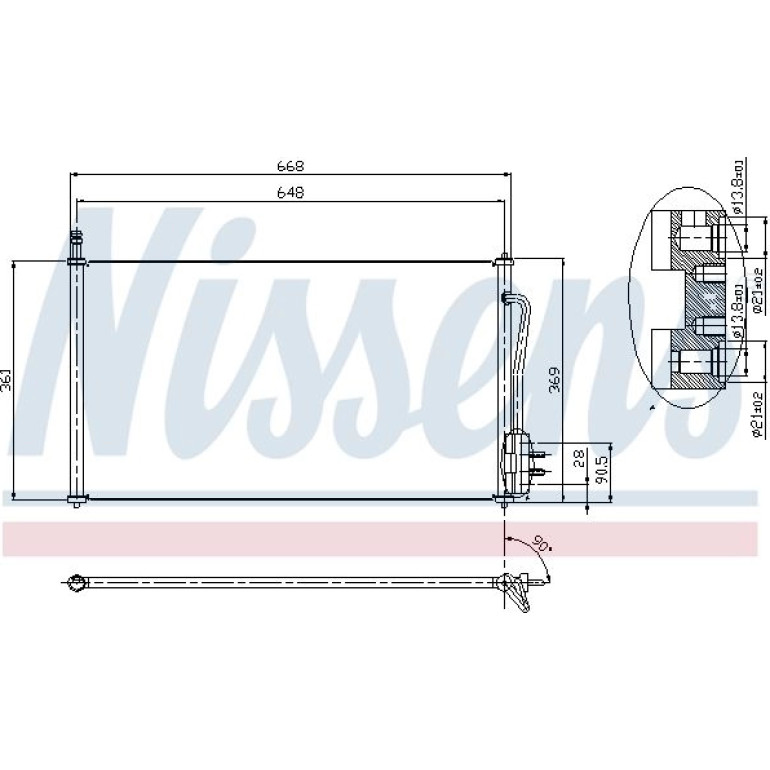 Kondensator PKW 94432 Kondensator PKW 94432