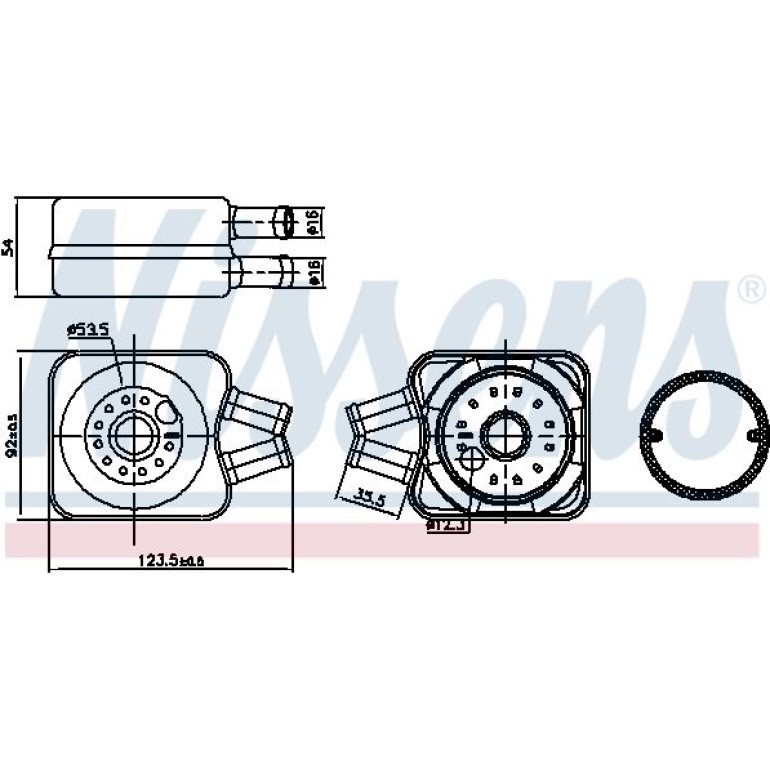 Ölkühler PKW 90607 Ölkühler PKW 90607