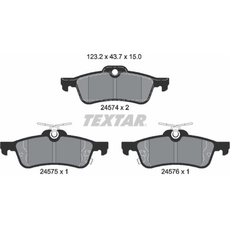 Bremsbelagsatz Toyota T. Yaris 06- Frankreich 2457401 Bremsbelagsatz Toyota T. Yaris 06- Frankreich 2457401