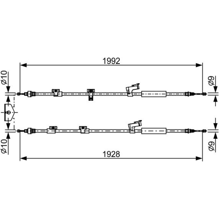 Handbremsseil 1987482494 Handbremsseil 1987482494