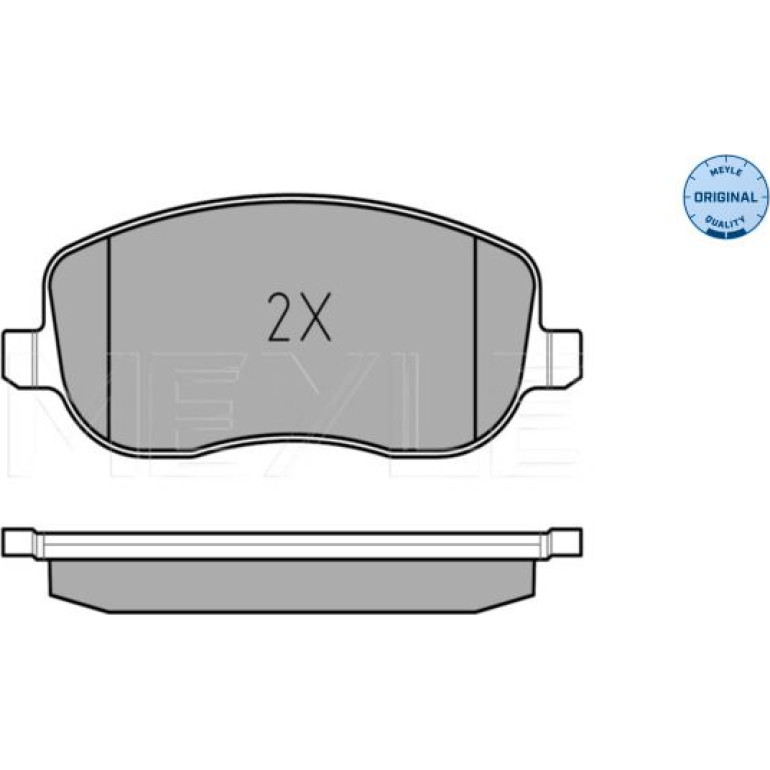 Bremsbelagsatz Peugeot S. 807 02- Mit Sensor 025 202 6119/W Bremsbelagsatz Peugeot S. 807 02- Mit Sensor 025 202 6119/W