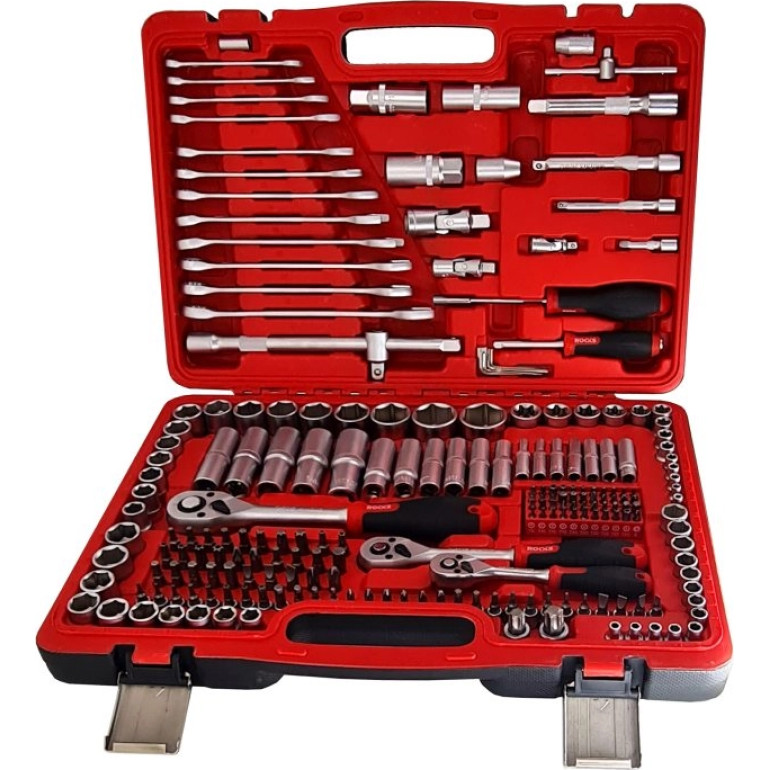 ROOKS Werkzeug-Set 1/2", 3/8", 1/4" – 216-teilig, für Profis ROOKS Werkzeug-Set 1/2", 3/8", 1/4" – 216-teilig, für Profis