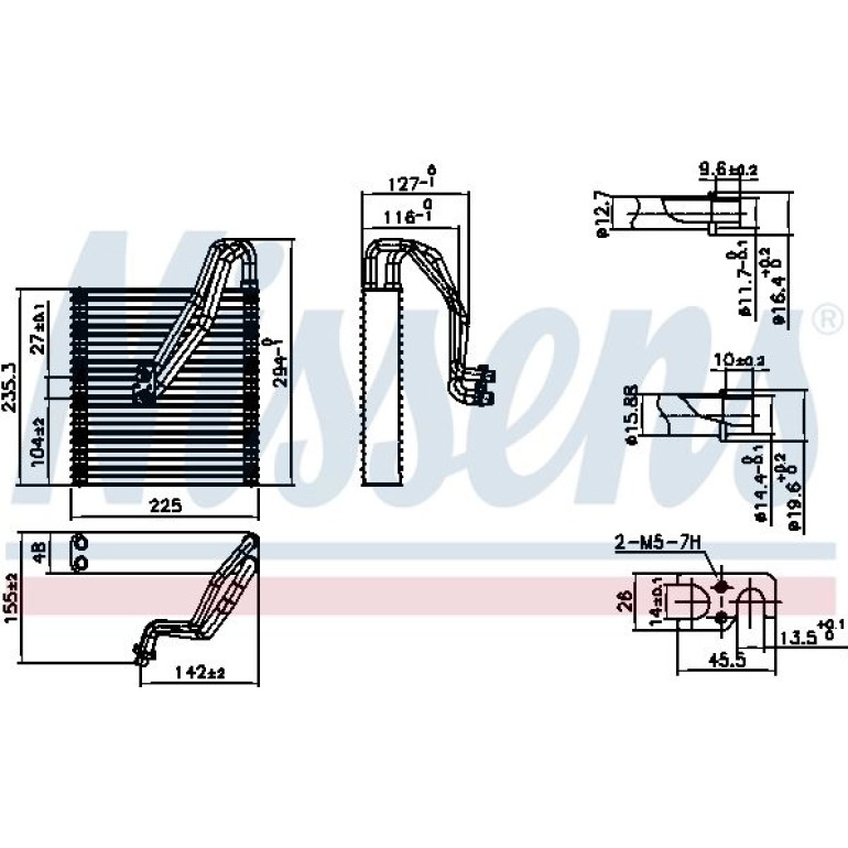 Verdampfer PKW 92363 Verdampfer PKW 92363