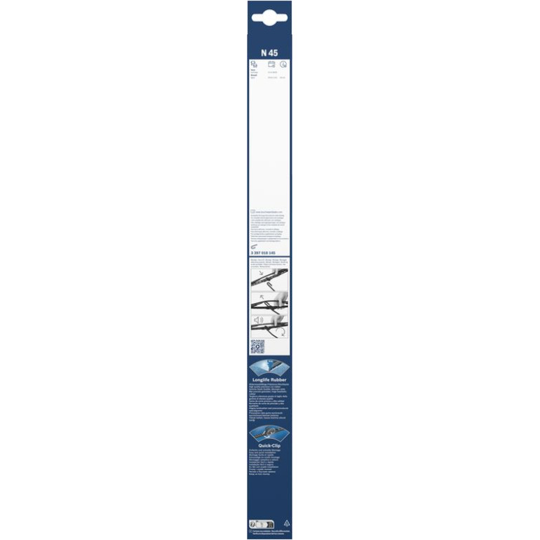 Bosch Wischerblatt N45 3397018145 Bosch Wischerblatt N45 3397018145