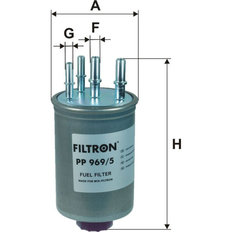 FILTRON Kraftstofffilter PP 969/5 FILTRON Kraftstofffilter PP 969/5