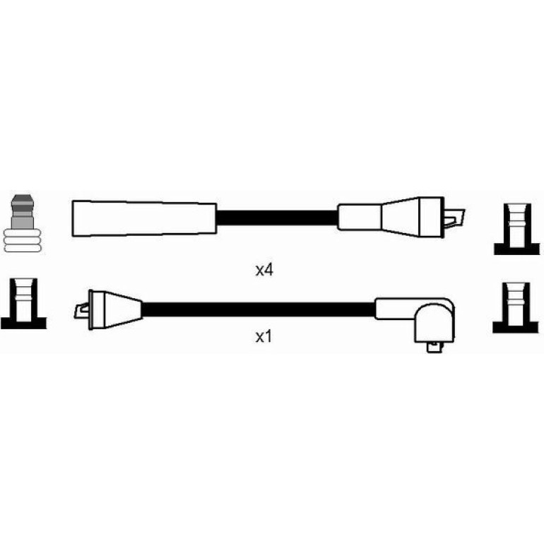 NGK Zündleitungssatz 0773 NGK Zündleitungssatz 0773