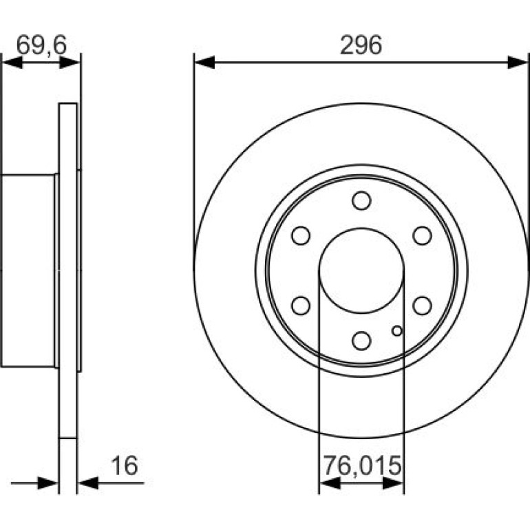 Bremsscheibe 0 986 479 A51 Bremsscheibe 0 986 479 A51