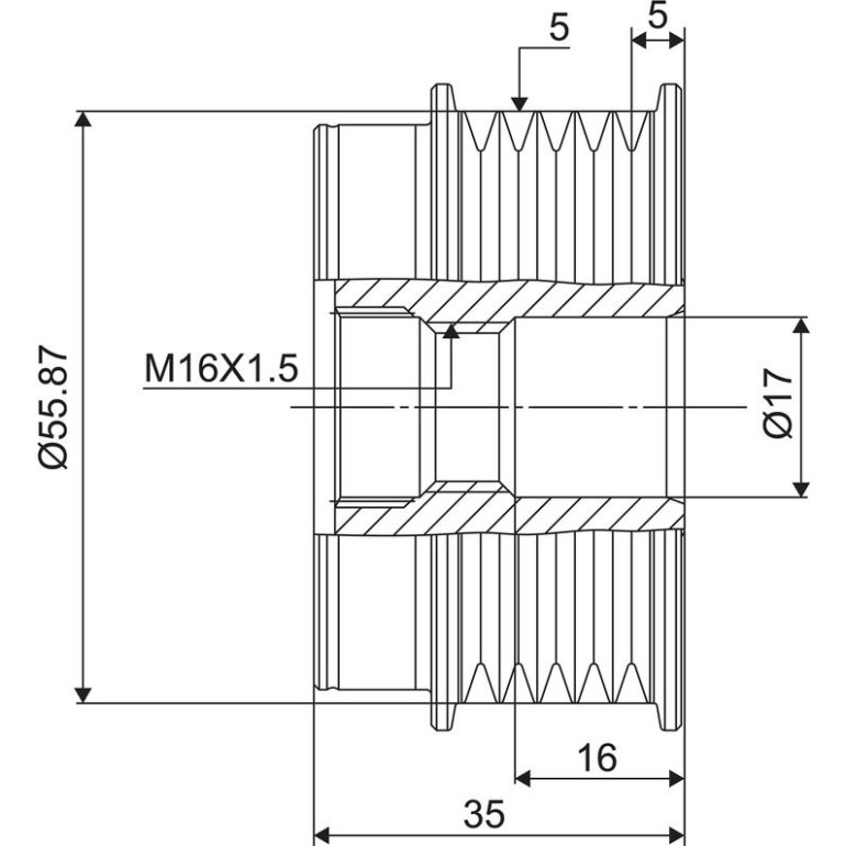 Generatorfreilauf 588051 Generatorfreilauf 588051