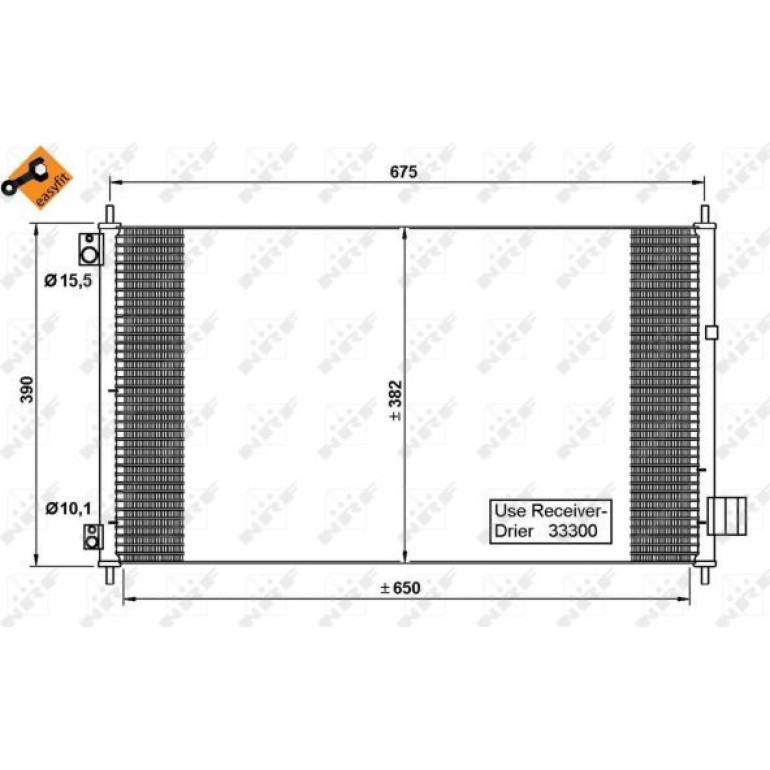 Kondensator, Klimaanlage 35780 Kondensator, Klimaanlage 35780