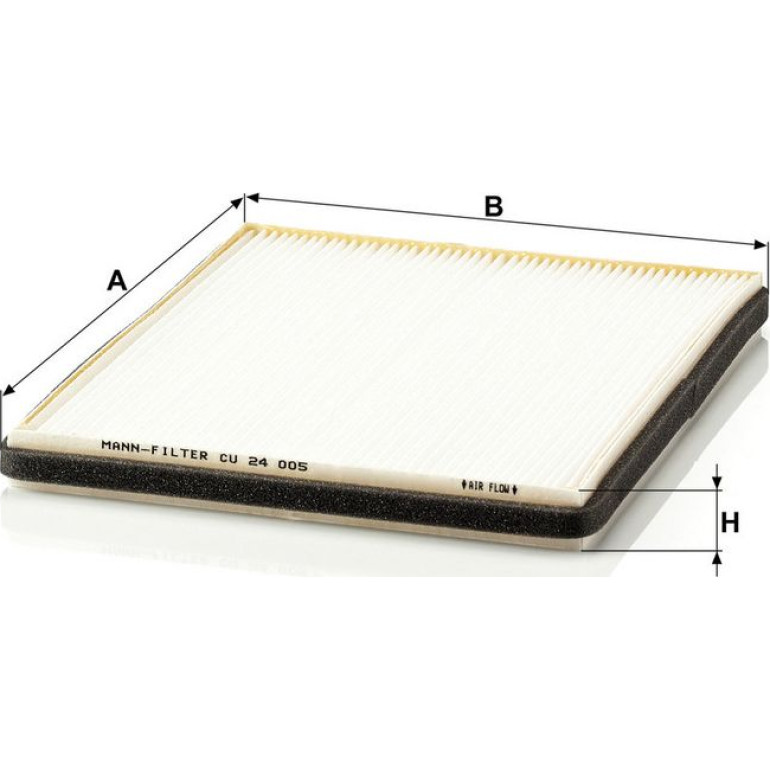 MANN-FILTER Innenraumfilter CU24005 MANN-FILTER Innenraumfilter CU24005
