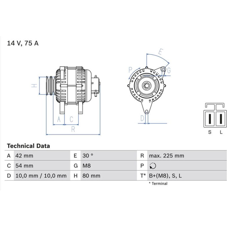 Lichtmaschine 0 986 042 291 Lichtmaschine 0 986 042 291