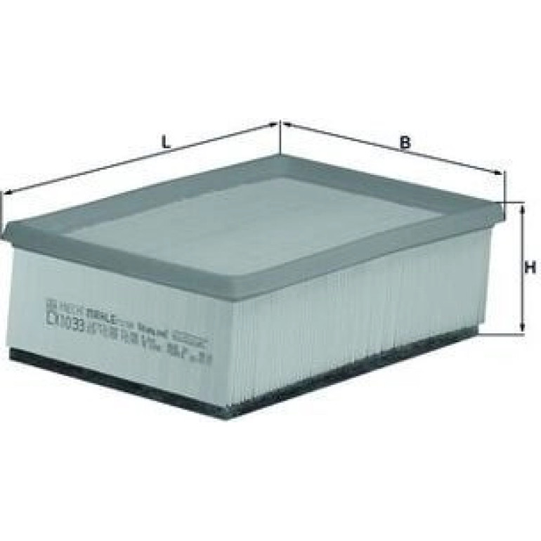MAHLE Luftfilter LX 1033