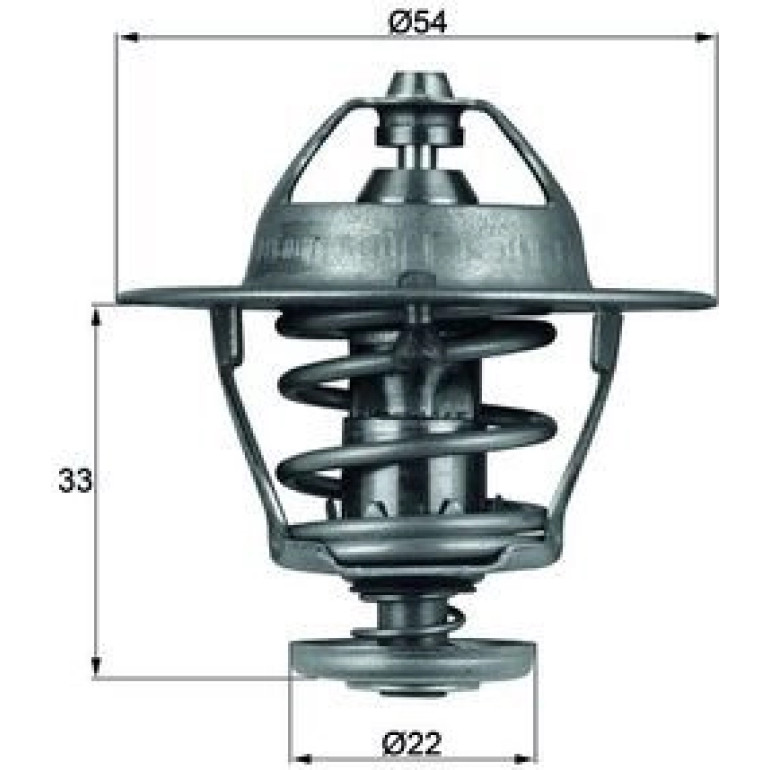 Thermostateinsatz mit Dichtung TX 53 85D Thermostateinsatz mit Dichtung TX 53 85D