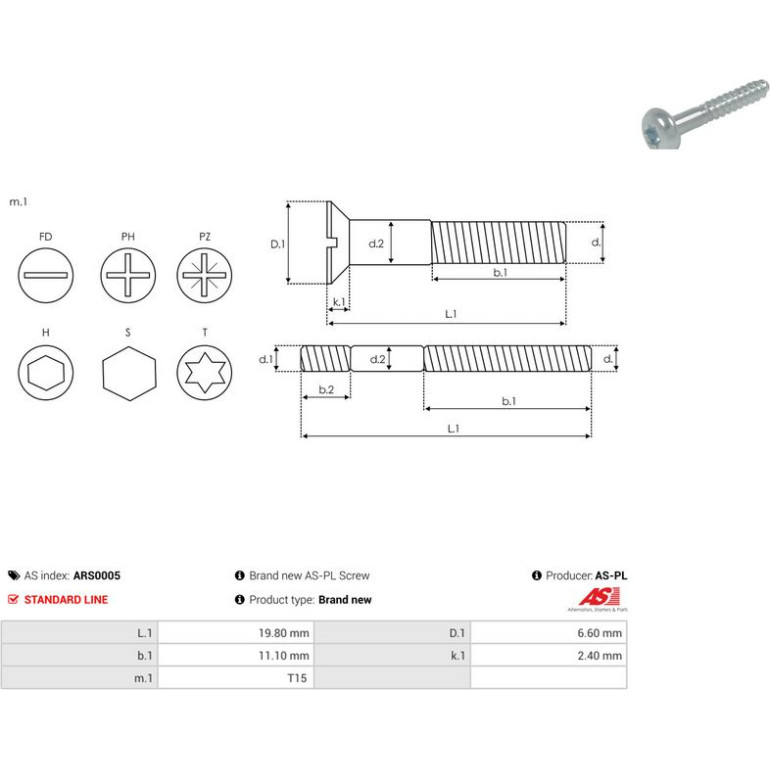Reparatursatz, Generator ARS0005 Reparatursatz, Generator ARS0005