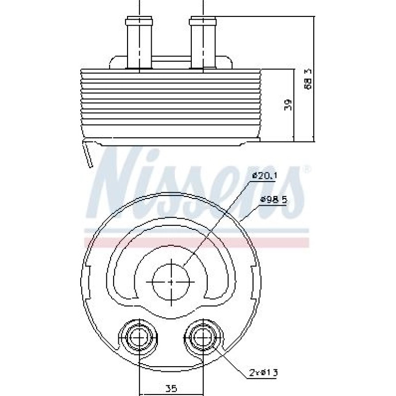 Ölkühler PKW 90719