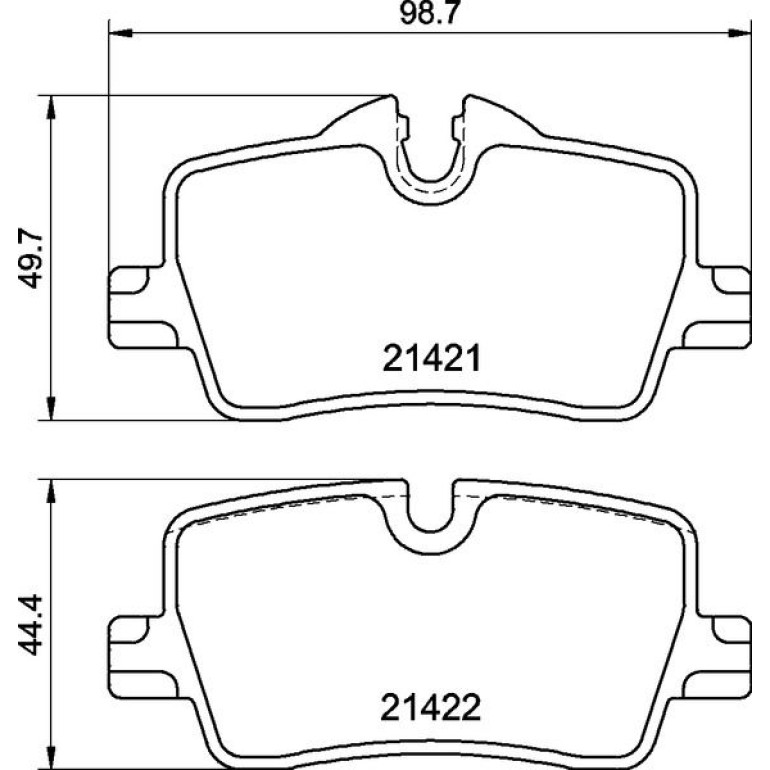BREMBO Bremsklötze HA P 06 113 BREMBO Bremsklötze HA P 06 113