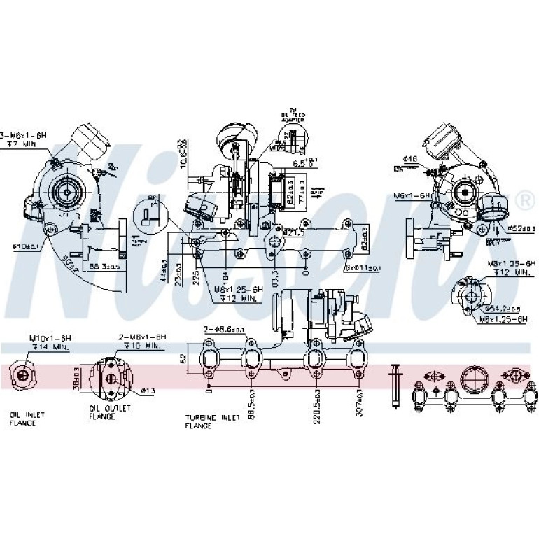 NISSENS Turbolader 93099 NISSENS Turbolader 93099