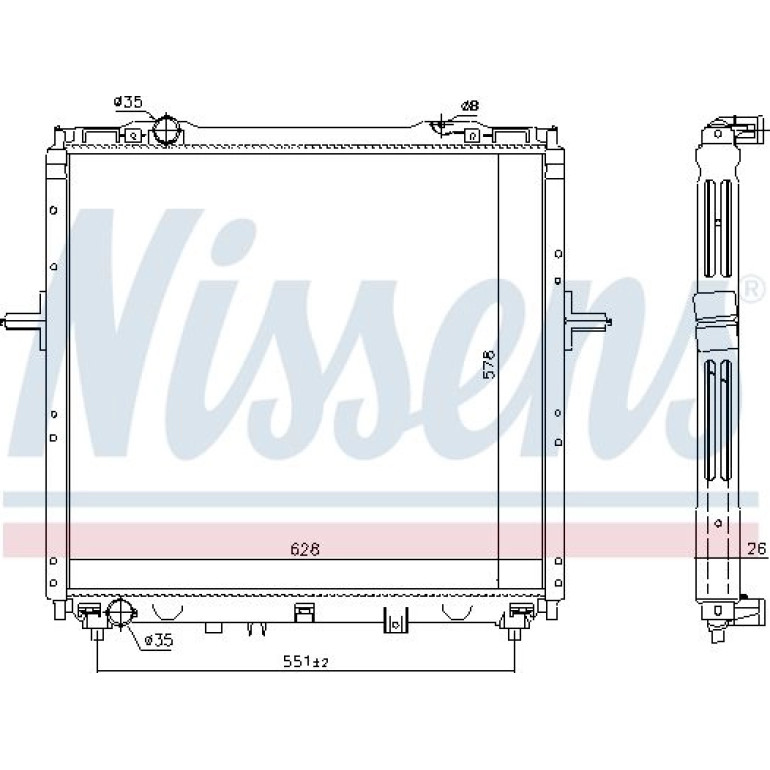 Wasserkühler PKW 66768