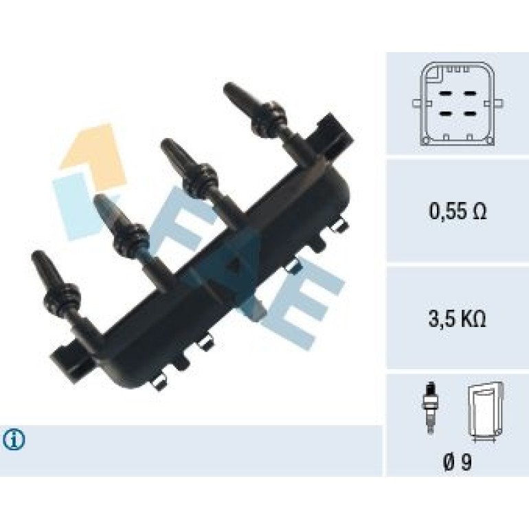 FAE Zündspule 80208 FAE Zündspule 80208