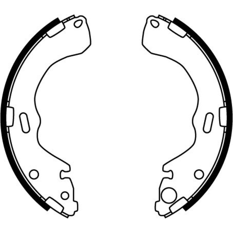 51 461 051 Bremsbacken GS8664 51 461 051 Bremsbacken GS8664
