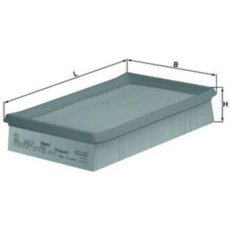 MAHLE Luftfilter LX 737 MAHLE Luftfilter LX 737