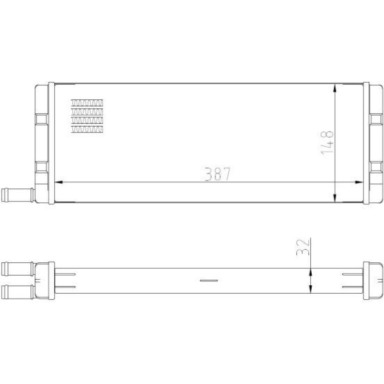 NRF Wärmetauscher, Innenraumheizung 54408 NRF Wärmetauscher, Innenraumheizung 54408
